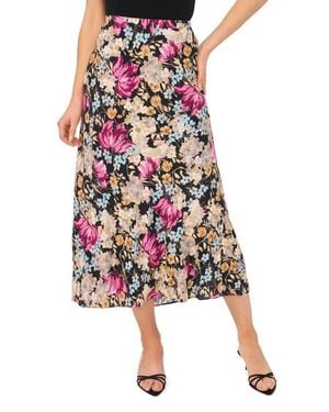 Halogen® Pull On Midi Skirt - Multicolor