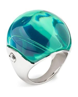 Kate Spade Glow Up Resin Statement Ring - Green