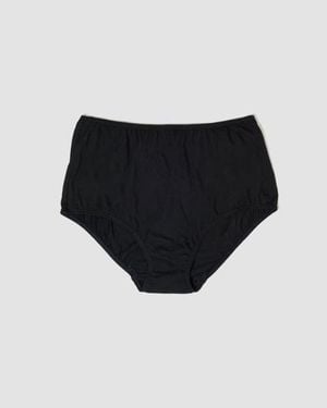 Oddobody Organic Cotton Mid-Rise Brief - Black