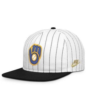 Nike Milwaukee Brewers Cooperstown Collection Pro Adjustable Hat - White