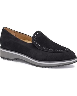 Johnston & Murphy Ulyssa Studded Platform Loafer - Blue