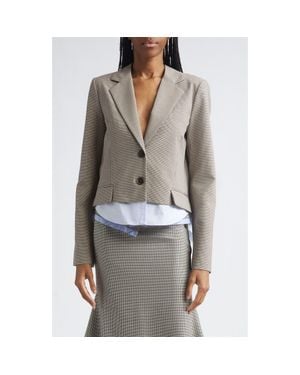 Monse Crop Back Cascade Jacket - Gray