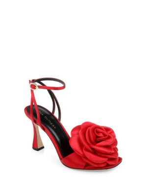 Dee Ocleppo Aurora Ankle Strap Sandal - Red