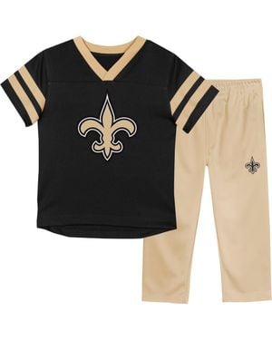 Outerstuff Toddler /Vegas New Orleans Saints Zone V-Neck T-Shirt & Pants Set - Black