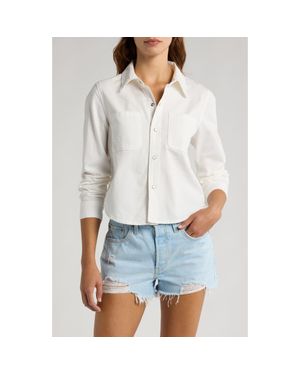 RE/DONE Pocket Denim Shirt - White