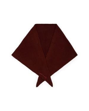 Arctic Fox & Co. The Merino Wool Triangle Scarf - Red
