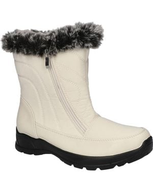 Easy Street Portland Faux Fur Lined Waterproof Boot - Black