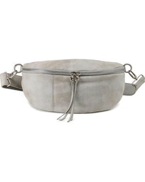 Hobo International Medium Hunter Leather Belt Bag - Gray