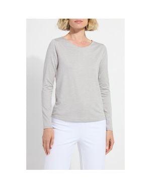 Lyssé Ntials Long Sleeve T-Shirt - Gray