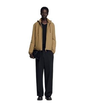 Sandro Zip-Up Hooded Jacket - Multicolor