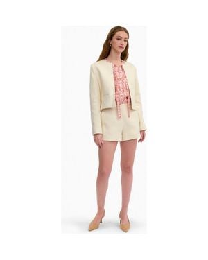 Rebecca Taylor Margot Tweed Jacket - White
