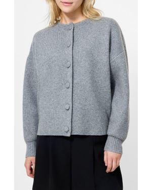 French Connection Riddley Drop Shoulder Cardigan - Gray