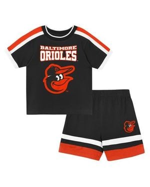 Outerstuff Toddler Baltimore Orioles Ground Ball T-Shirt & Shorts Set - Black