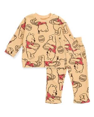 Disney Winnie The Pooh Loungewear 2-Piece Sweatshirt And Pants Set - Metallic