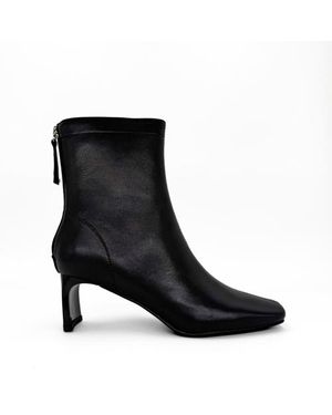 Amie Rafa Harlow Leather Bootie - Black