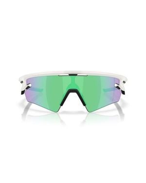Oakley Gender Inclusive Sphaera Slash 36Mm Rectangle Sunglasses - Green