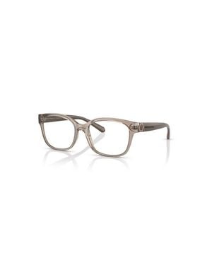 ARMANI EXCHANGE 53Mm Rectangle Optical Glasses - Metallic