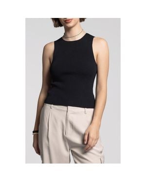 WEEKEND LOS ANGELES Mina Rib Tank - Black