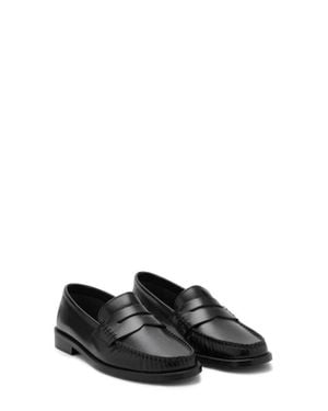 Mango Luisa Penny Loafer - Black