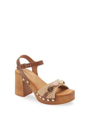 Chocolat Blu Mally Platform Sandal - Brown