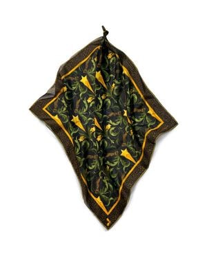 Henelle Silk Bandana - Green
