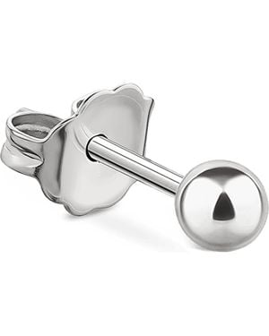 Maria Tash Single Ball Stud Earring - Metallic