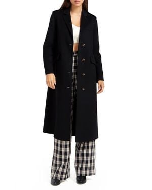 Belle & Bloom Tainted Love Wool Blend Coat - Black
