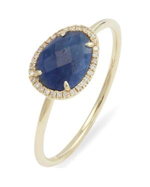 Meira T Sapphire & Diamond Ring - Blue