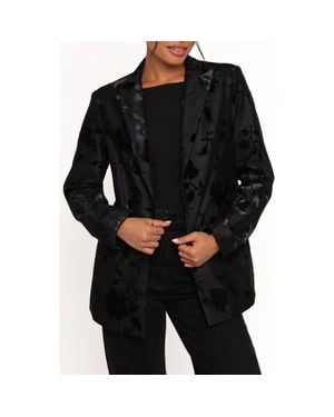 Petal & Pup Ollie Burnout Blazer - Black