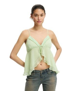 Cotton On Cleo Asymmetric Cami - Green