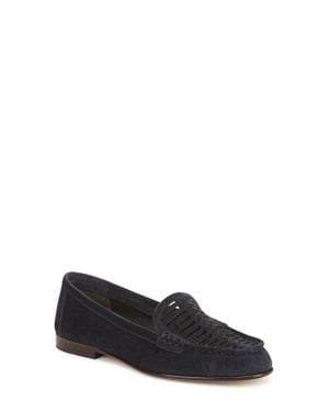 Veronica Beard Cutout Loafer - Black