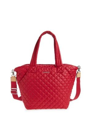 MZ Wallace Medium Metro Deluxe Tote - Red