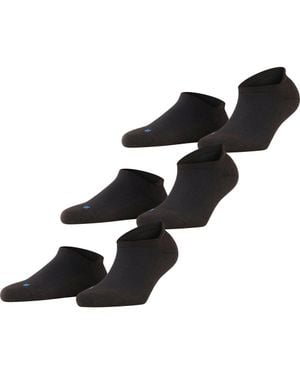 FALKE Cool Kick 3-Pack Sneaker Socks - Black