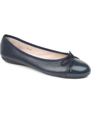 Paul Mayer Best Cap Toe Ballet Flat - Blue