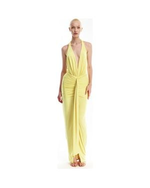 MOTHER OF ALL Inaya Collar Maxi Dress - Metallic