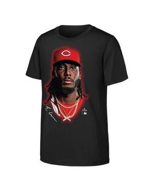 Outerstuff Youth Elly De La Cruz Cincinnati Reds Headliner T-Shirt - Black