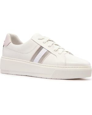 Frankie Riley Platform Sneaker - White