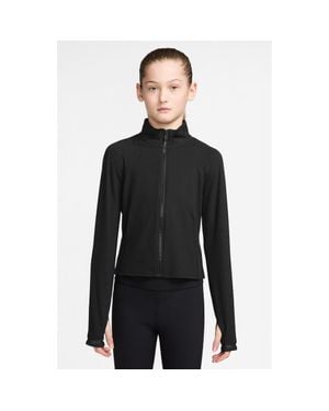 Nike Kids' Mavn Dri-Fit Full Zip Long Sleeve Top - Black