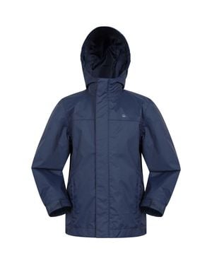 Mountain Warehouse Childrens/Kids Torrent Taped Seam Waterproof Jacket - Blue