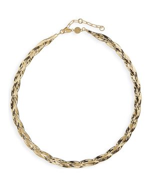 Jennifer Zeuner Francesca Collar Necklace - Metallic