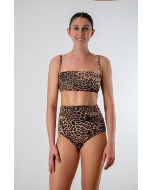 Hermoza Ita Bandeau Swimsuit Top - Multicolor