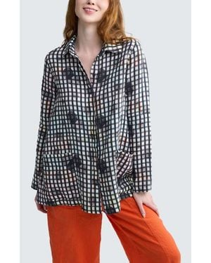 Luukaa Brila Neon Print Linen Shirt - Multicolor