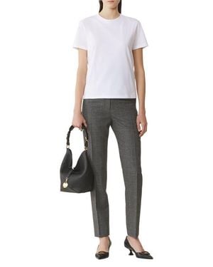 Lanvin Cotton T-Shirt With Ribbon Detail - White
