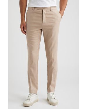 Bugatchi Aerolinen Linen Blend Chinos - Natural