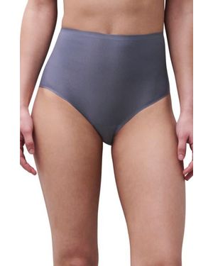 Chantelle Soft Stretch High Waist Briefs - Blue