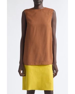 Ferragamo Sleeveless Top - Brown