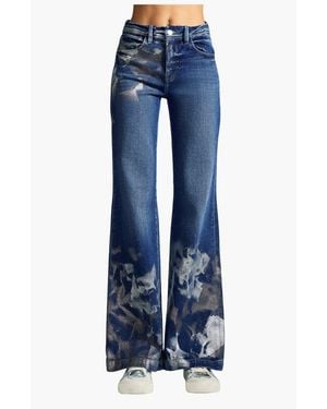 KanCan Premier Rosaline Premier High Rise Holly Flare Jeans - Blue