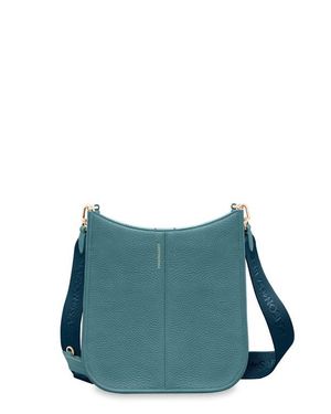 Maison De Sabre Leather Mini Saddle Bag - Blue