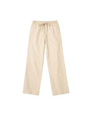 VIR VITA Siena Organic Cotton Poplin Pant - White