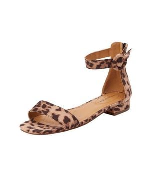 Comfortview The Alora Patterned Sandal - Brown